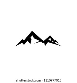 Mountain icon vector