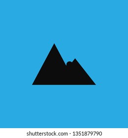 mountain icon vector