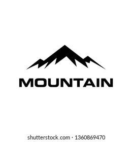 mountain icon vector design