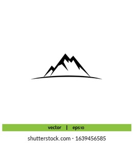 mountain icon vector design element logo template vector eps10