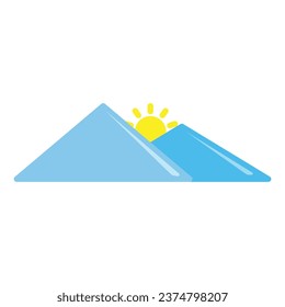 mountain icon vector design template