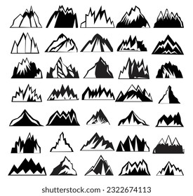 Mountain icon vector , eps 10