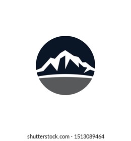 Mountain icon vector illustration design