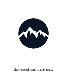 Mountain icon vector illustration design