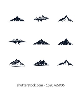 Mountain icon vector illustration design