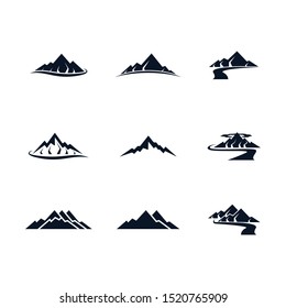 Mountain icon vector illustration design