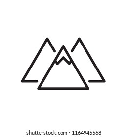  mountain icon Vector illustration, EPS10.