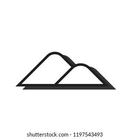 mountain icon Vector illustration, EPS10.