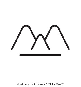  mountain icon Vector illustration, EPS10.