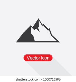 Mountain Icon Vector Illustration Eps10
