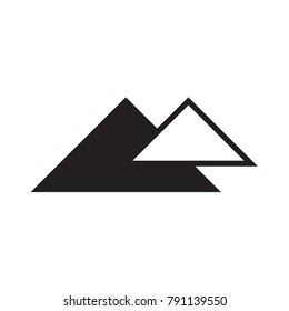 mountain icon Vector illustration, EPS10.