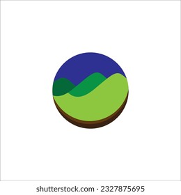 mountain icon vector illustration logo design
