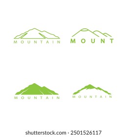 mountain icon vector illustration template design