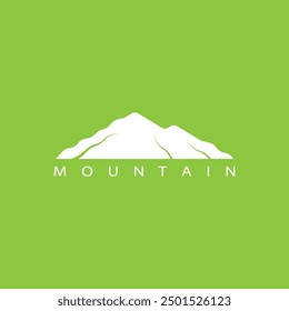 mountain icon vector illustration template design