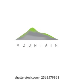 mountain icon vector illustration template design