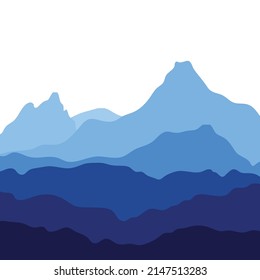 Web de ilustraciones vectoriales de iconos de montaña