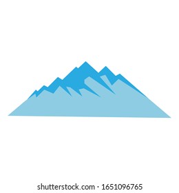 Mountain icon vector sign and symbol on trendy design