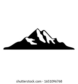 Mountain icon vector sign and symbol on trendy design