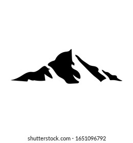 Mountain icon vector sign and symbol on trendy design