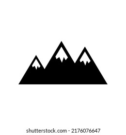 Mountain Icon Vector Symbol Design Illustration