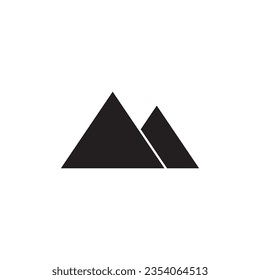 mountain icon vector template illustration logo design