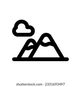 mountain icon for your website design, logo, app, UI.