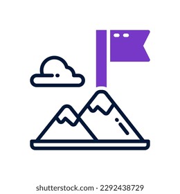 mountain icon for your website, mobile, presentation, and logo design.