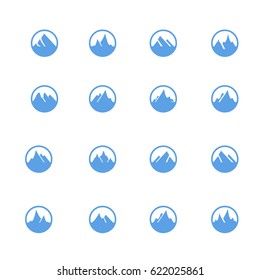 Mountain icons