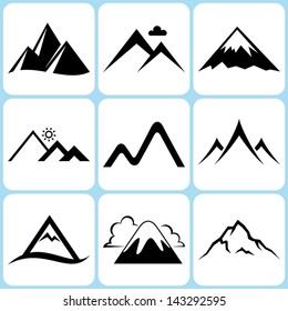 Free Free Mountain Svg Icon 704 SVG PNG EPS DXF File