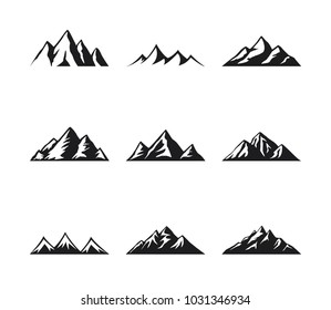 Similar Images, Stock Photos & Vectors of Mountains vector. Nature or