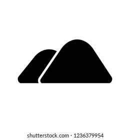 Mountain icon,vector illustration. Flat design style. vector mountain icon illustration isolated on White background, mountain icon Eps10. mountain icons graphic design vector symbols.