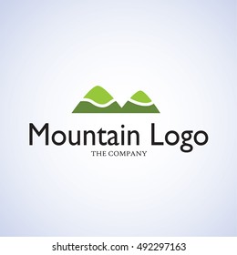 mountain  ideas design vector illustration on background