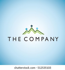 mountain  ideas design vector illustration on background