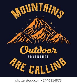 Mountain illustration adventure campfire hiking  Outdoor summer beach surf Camping Vintage Retro travel summer camping, traveling, trip, hiking, camper, nature, journey, Summer Camp T shirt design 