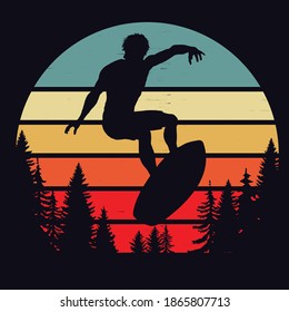 Mountain illustration  for colour t shirt, pillow, mug, sticker and other Printing media.