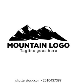 Mountain illustration icon design vector
