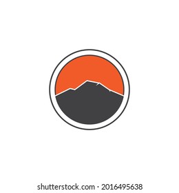 Logo der Mountainbike-Vektorgrafik