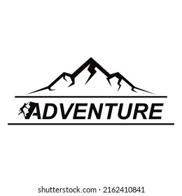 Mountain illustration logo vector design