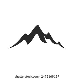Mountain illustration logo vector design