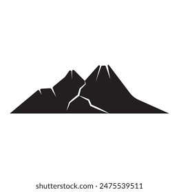 Mountain Illustration Logo Vektorgrafik Design