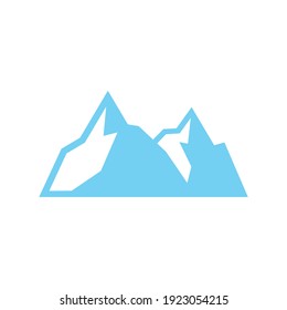 Gráfico vectorial del logotipo de ilustración de montaña