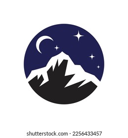 Logo der Mountainbike-Illustration, Vektorgrafik und Symboldesign