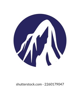 Mountain illustration logo vector and symbol design
