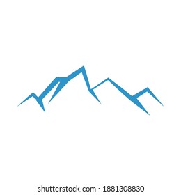 Mountain illustration nature logo vector