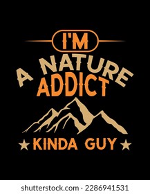 Mountain illustration, outdoor adventure . Vector graphic for t shirt and other uses. 