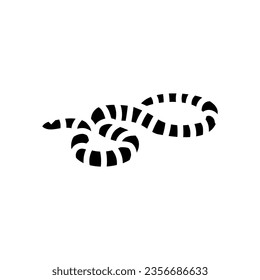 mountain kingsnake snake glyph icon vector. mountain kingsnake snake sign. isolated symbol illustration