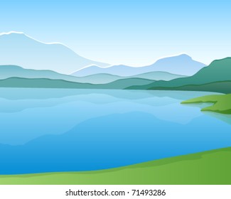 52,746 Mountain lake Stock Vectors, Images & Vector Art | Shutterstock