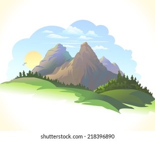 MOUNTAIN LANDSCAPE