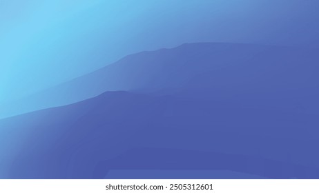 Mountain landscape abstract background in blue colours
