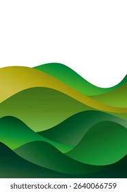 Mountain landscape background. creative minimalist modern art print. mountains, hills and forrest. use for print art, poster, cover, banner